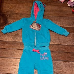 Hello kitty sweatpants outfit